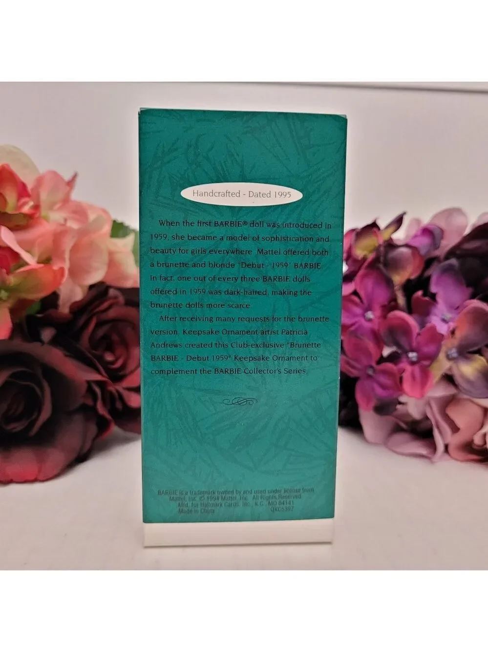 Vintage 1994 Hallmark Keepsake Ornament Debut 1959 Barbie